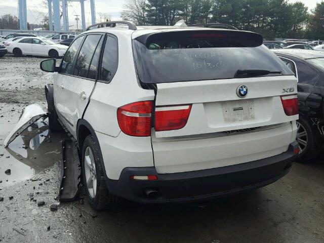 4USFE43587LY77302 - 2007 BMW X5 3.0I WHITE photo 3