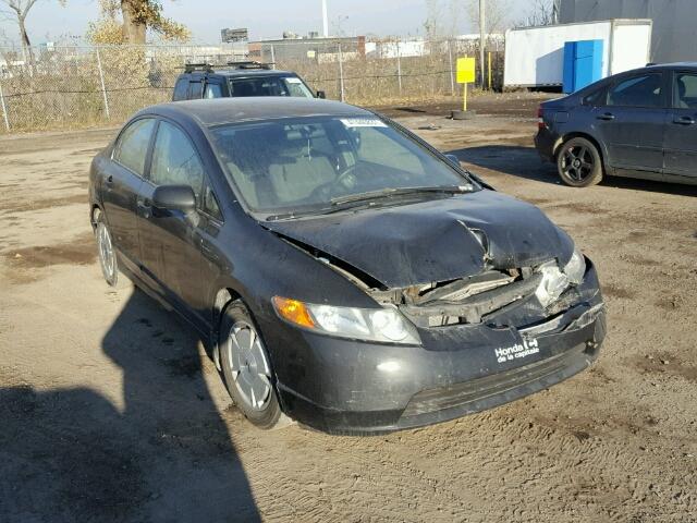 2HGFA16408H126858 - 2008 HONDA CIVIC DX-G BLACK photo 1