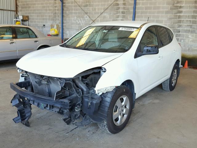 JN8AS58T18W302811 - 2008 NISSAN ROGUE S WHITE photo 2