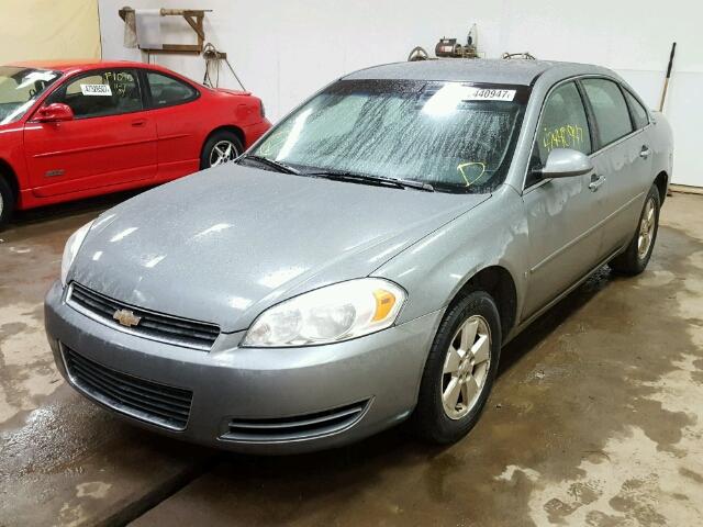 2G1WT58K079414554 - 2007 CHEVROLET IMPALA LT GRAY photo 2