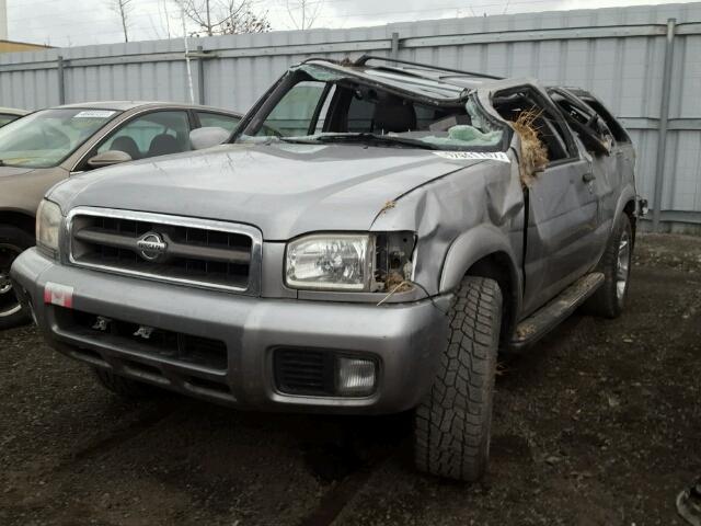 JN8AR07Y3YW404770 - 2000 NISSAN PATHFINDER SILVER photo 2