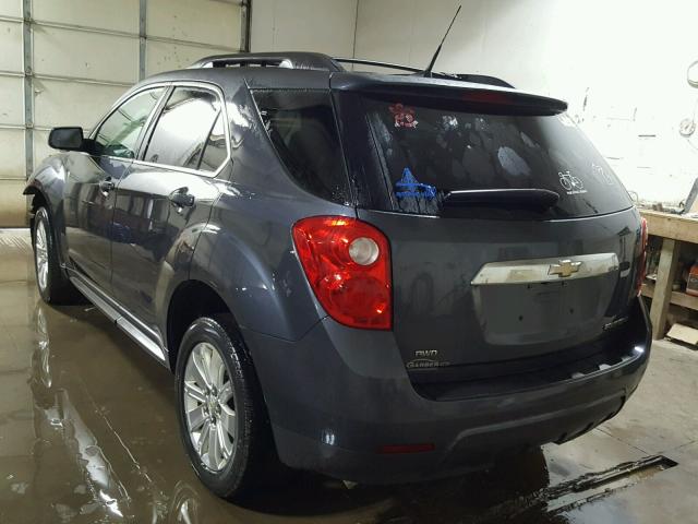 2CNFLNEC3B6360533 - 2011 CHEVROLET EQUINOX LT GRAY photo 3