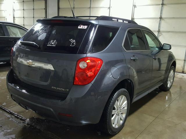 2CNFLNEC3B6360533 - 2011 CHEVROLET EQUINOX LT GRAY photo 4