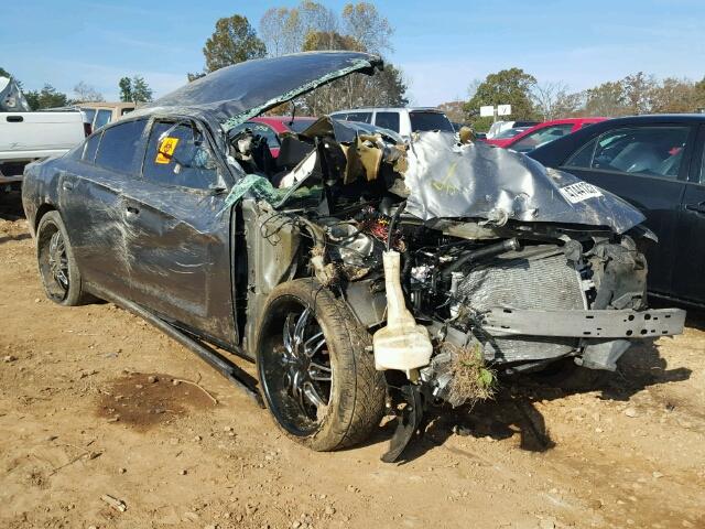 2B3CL3CG1BH563945 - 2011 DODGE CHARGER GRAY photo 1