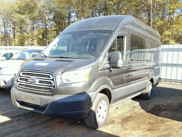 1FTYR3UG9GKA43154 - 2016 FORD TRANSIT T- GRAY photo 2