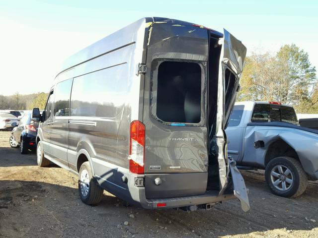 1FTYR3UG9GKA43154 - 2016 FORD TRANSIT T- GRAY photo 3