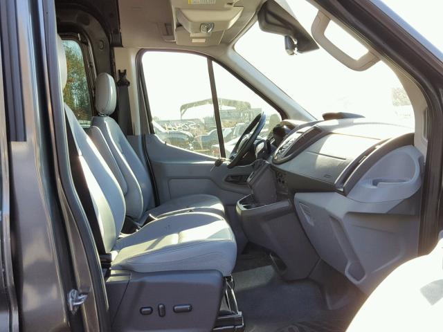 1FTYR3UG9GKA43154 - 2016 FORD TRANSIT T- GRAY photo 5