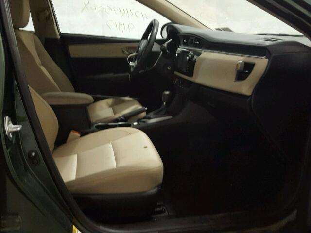 2T1BPRHE2EC014522 - 2014 TOYOTA COROLLA EC 绿色 照片 5
