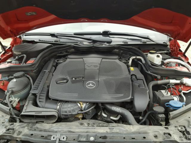 WDDGF8AB8DR288174 - 2013 MERCEDES-BENZ C 300 4MAT RED photo 7