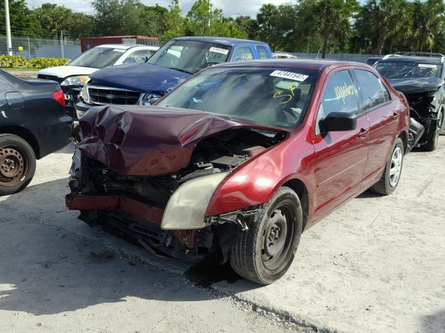 3FAHP06Z47R272698 - 2007 FORD FUSION S BURGUNDY photo 2