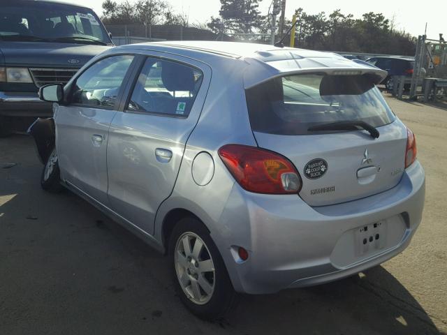 ML32A4HJ4FH059916 - 2015 MITSUBISHI MIRAGE ES SILVER photo 3