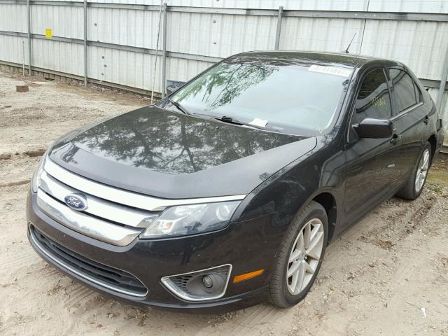 3FAHP0JG3BR261786 - 2011 FORD FUSION SEL BLACK photo 2