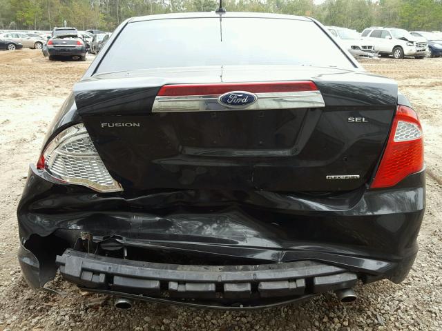 3FAHP0JG3BR261786 - 2011 FORD FUSION SEL BLACK photo 9