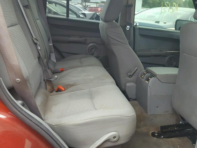 1J8HH48K77C657873 - 2007 JEEP COMMANDER MAROON photo 6