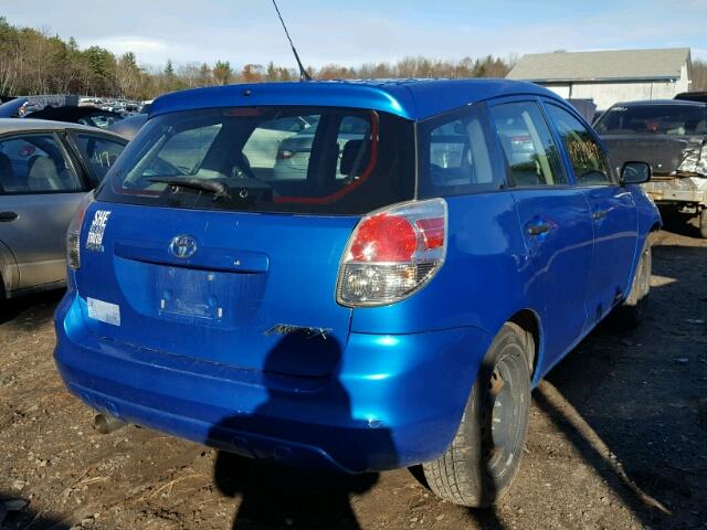 2T1KR32E68C714113 - 2008 TOYOTA COROLLA MA BLUE photo 4