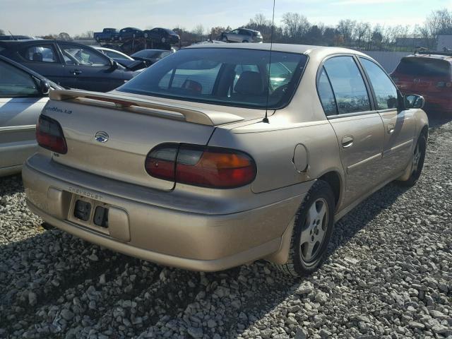 1G1NE52J72M656274 - 2002 CHEVROLET MALIBU LS თაფლისფერი ფოტო 4