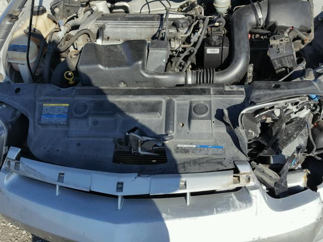 1G1JC52F857191510 - 2005 CHEVROLET CAVALIER SILVER photo 7