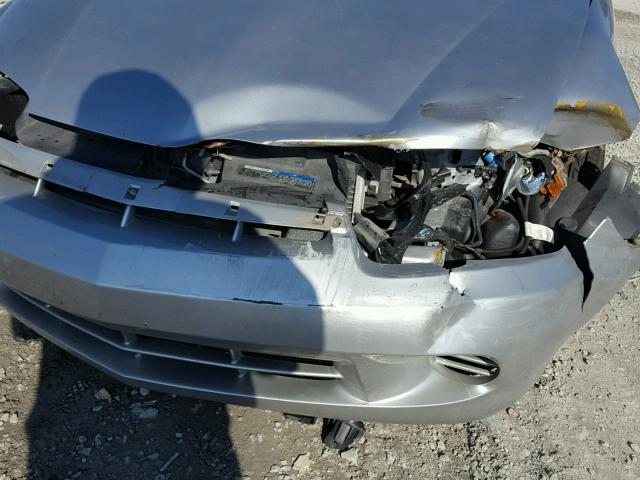 1G1JC52F857191510 - 2005 CHEVROLET CAVALIER SILVER photo 9