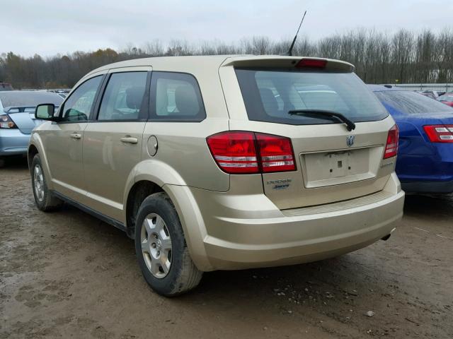 3D4PG4FB1AT145498 - 2010 DODGE JOURNEY SE TAN photo 3