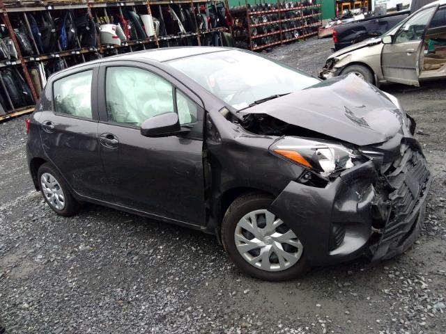 VNKKTUD35JA089367 - 2018 TOYOTA YARIS L CHARCOAL photo 1