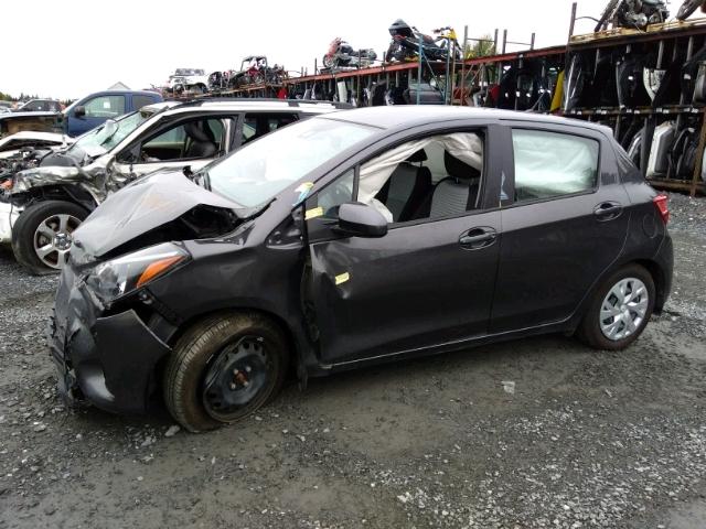 VNKKTUD35JA089367 - 2018 TOYOTA YARIS L CHARCOAL photo 2