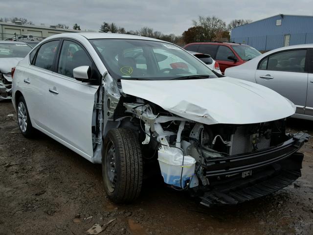 3N1AB7AP5GY317276 - 2016 NISSAN SENTRA S WHITE photo 1