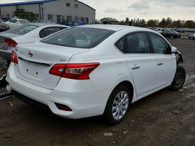 3N1AB7AP5GY317276 - 2016 NISSAN SENTRA S WHITE photo 4