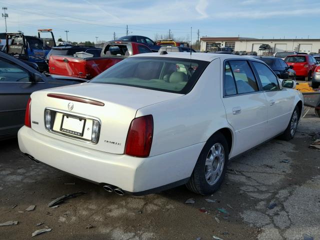 1G6KD54Y64U254355 - 2004 CADILLAC DEVILLE WHITE photo 4