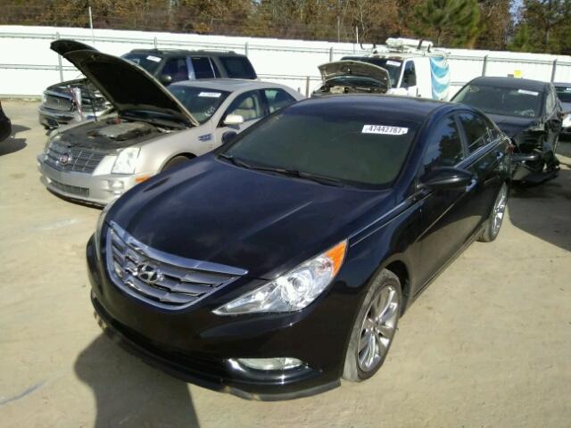 5NPEC4AC5CH423368 - 2012 HYUNDAI SONATA SE BLACK photo 2