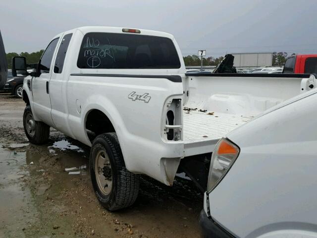 1FTSX21R58EE42249 - 2008 FORD F250 SUPER WHITE photo 3