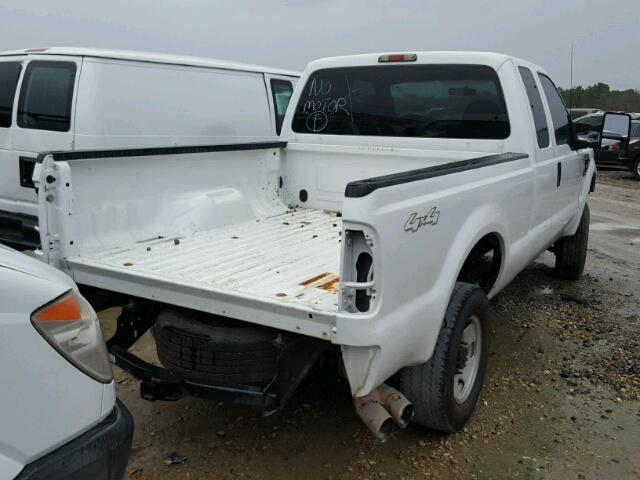 1FTSX21R58EE42249 - 2008 FORD F250 SUPER WHITE photo 4