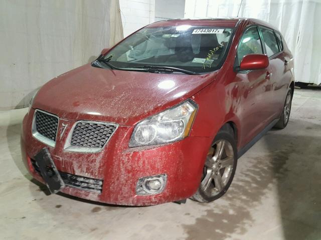 5Y2SP67059Z406197 - 2009 PONTIAC VIBE RED photo 2