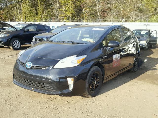 JTDKN3DU7C5462474 - 2012 TOYOTA PRIUS CHARCOAL photo 2