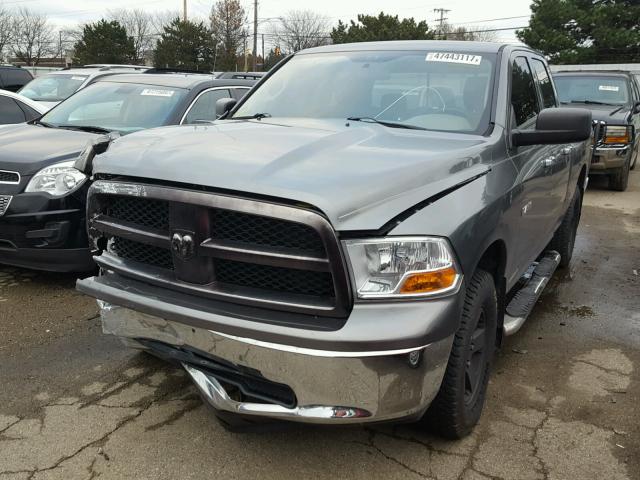 1D3HV18P39S797350 - 2009 DODGE RAM 1500 GRAY photo 2