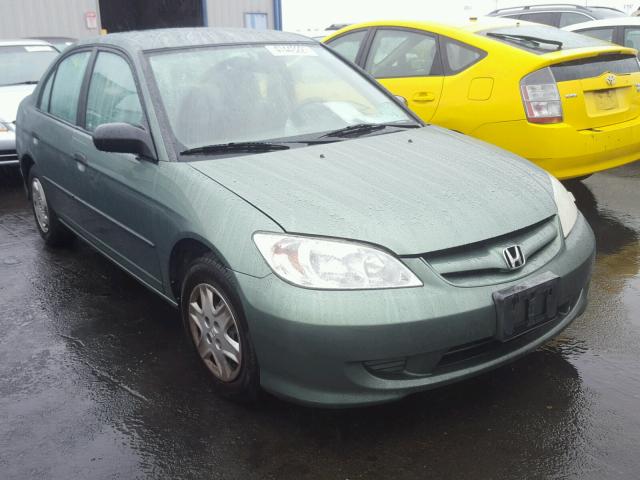 2HGES16304H626710 - 2004 HONDA CIVIC DX V GREEN photo 1