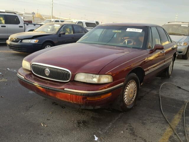 1G4HP52K6VH552309 - 1997 BUICK LESABRE CU RED photo 2