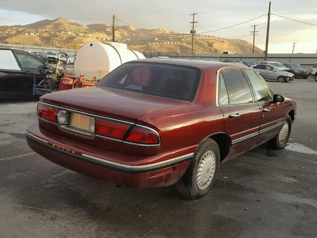 1G4HP52K6VH552309 - 1997 BUICK LESABRE CU RED photo 4