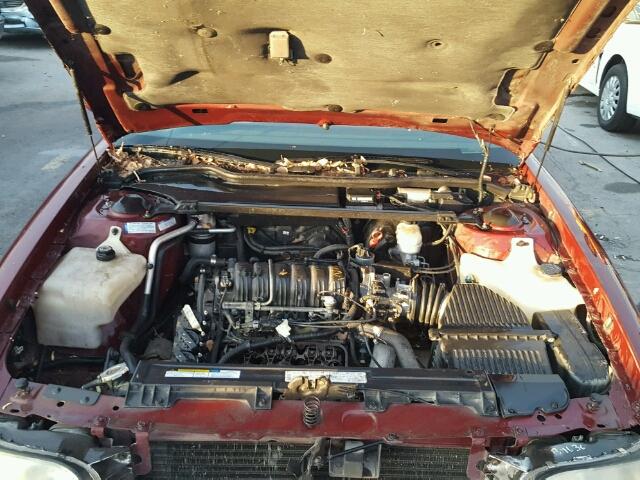1G4HP52K6VH552309 - 1997 BUICK LESABRE CU RED photo 7