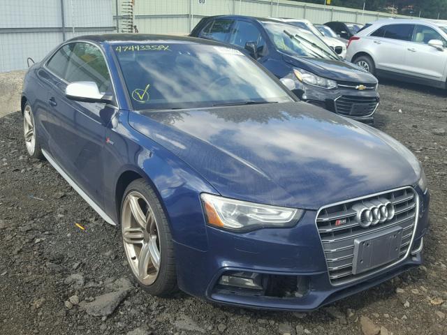 WAUCGAFR9DA035329 - 2013 AUDI S5 PREMIUM BLUE photo 1