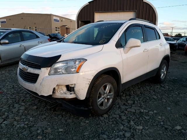 3GNCJREB4EL125223 - 2014 CHEVROLET TRAX 2LT WHITE photo 2