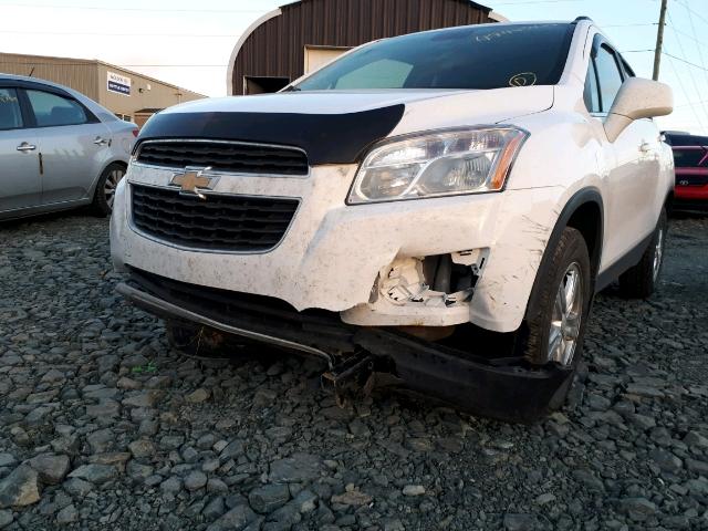 3GNCJREB4EL125223 - 2014 CHEVROLET TRAX 2LT WHITE photo 9