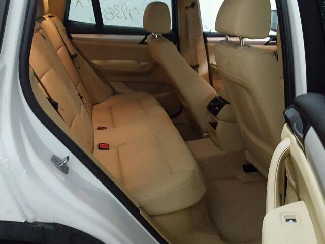 5UXWX9C56D0A29687 - 2013 BMW X3 XDRIVE2 WHITE photo 6