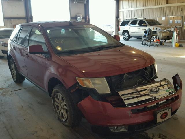 2FMDK38C87BB68078 - 2007 FORD EDGE SEL RED photo 1