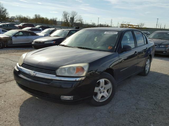 1G1ZU54835F177194 - 2005 CHEVROLET MALIBU LT BLACK photo 2