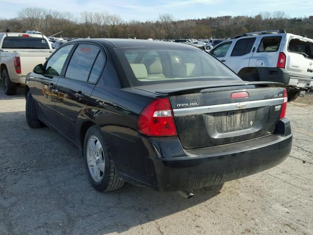 1G1ZU54835F177194 - 2005 CHEVROLET MALIBU LT BLACK photo 3