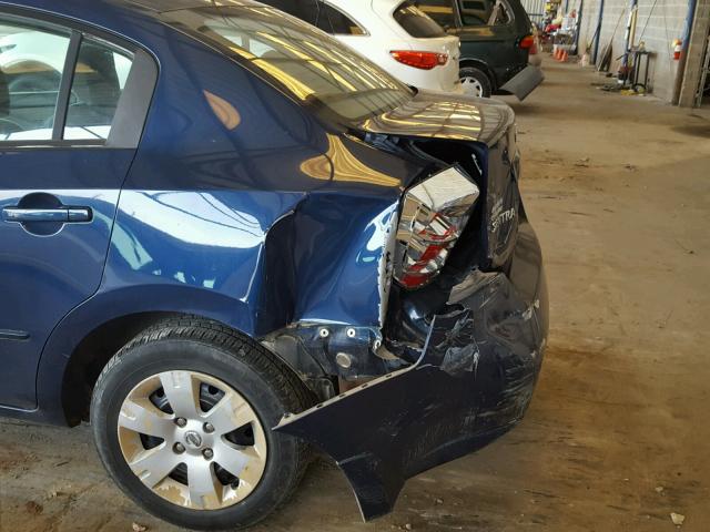 3N1AB61E97L719551 - 2007 NISSAN SENTRA 2.0 BLUE photo 9