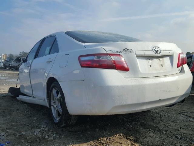 4T1BE46K39U826000 - 2009 TOYOTA CAMRY BASE WHITE photo 3