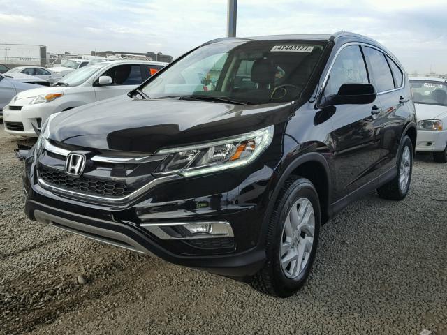 5J6RM4H74GL031873 - 2016 HONDA CR-V EXL 黑色 照片 2
