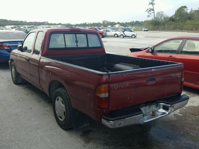 4TAVL52N3WZ021363 - 1998 TOYOTA TACOMA XTR RED photo 3