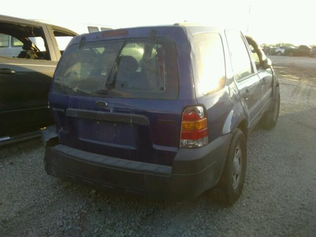 1FMYU02Z95KB05405 - 2005 FORD ESCAPE XLS BLUE photo 4